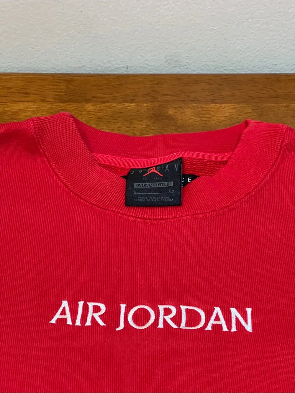 Jordan bold red