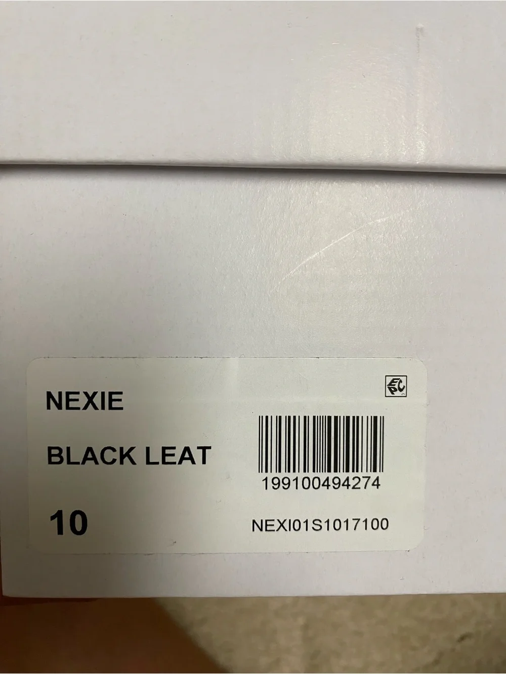 Steve Madden Black Leather Rear-Zip Ankle Booties “nexie”