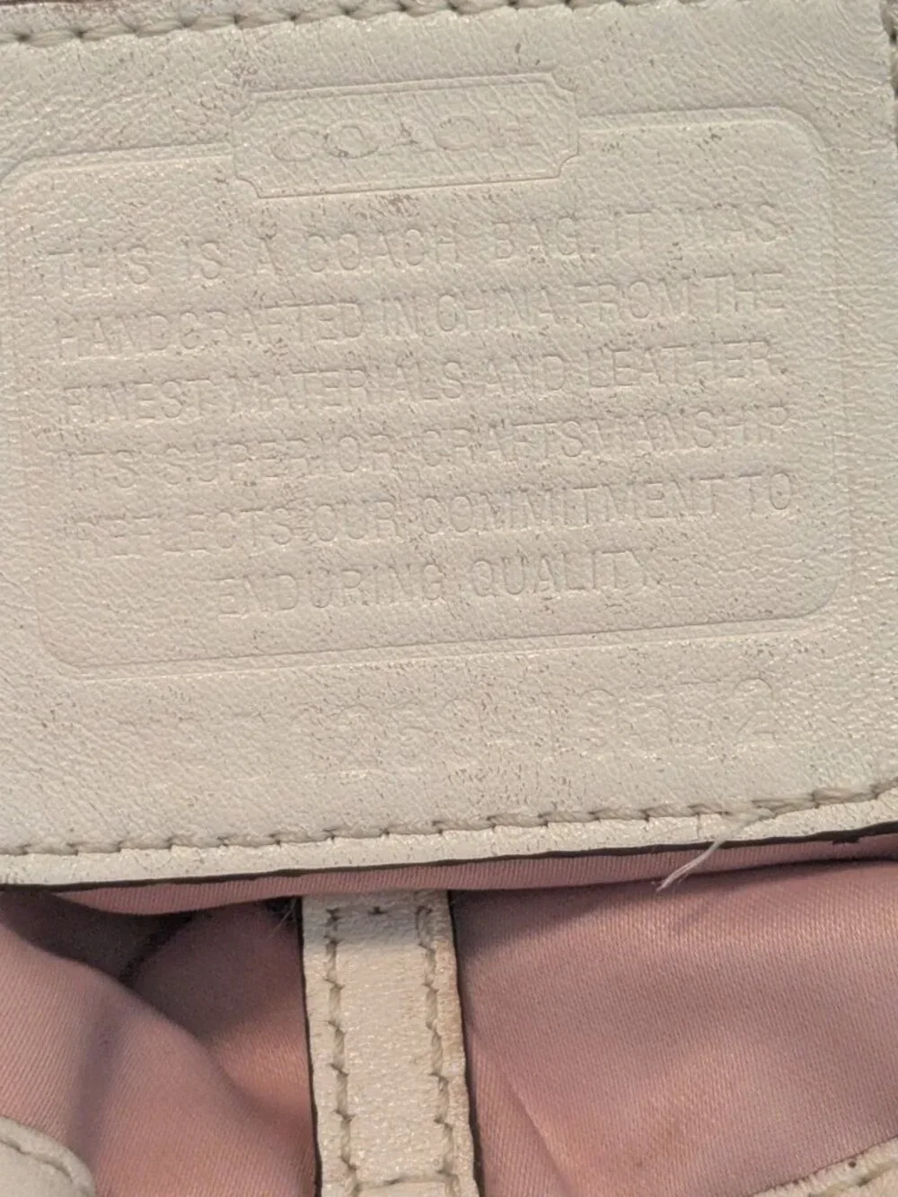 Coach closure 19572