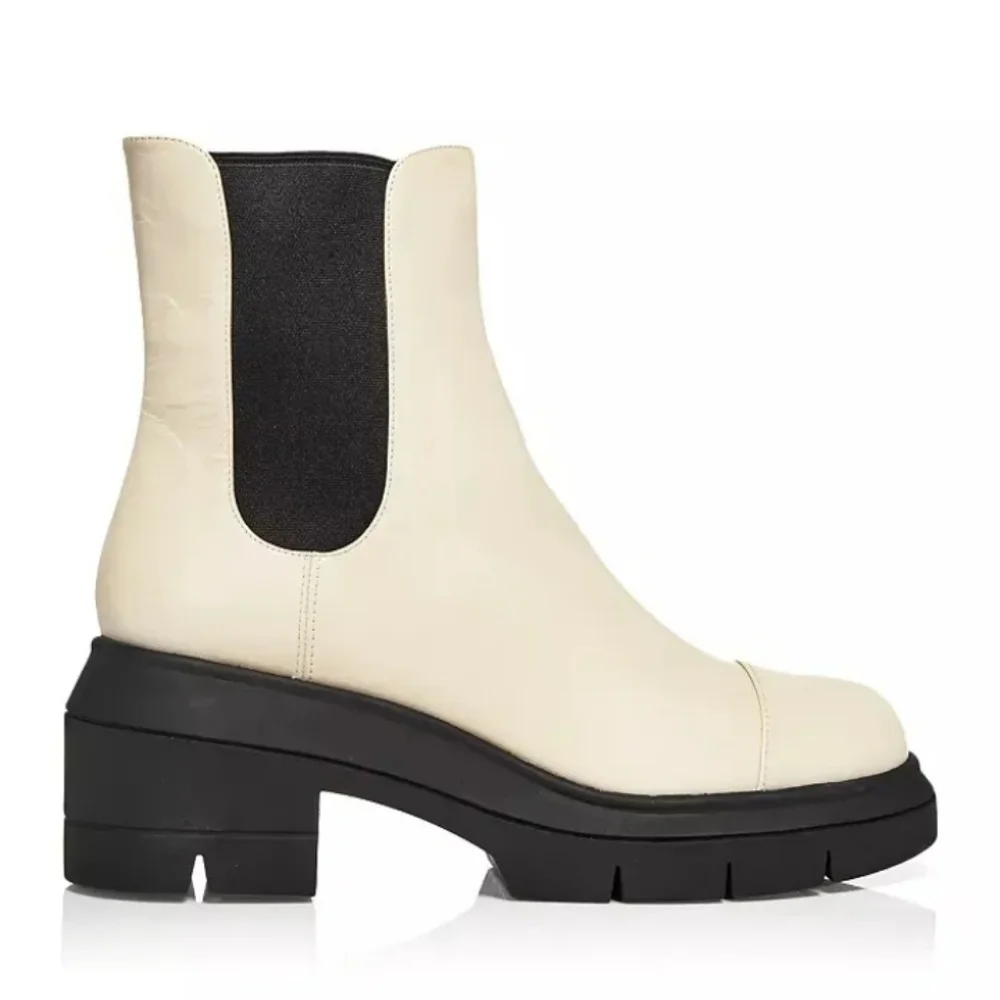 Stuart Weitzman leather ivory