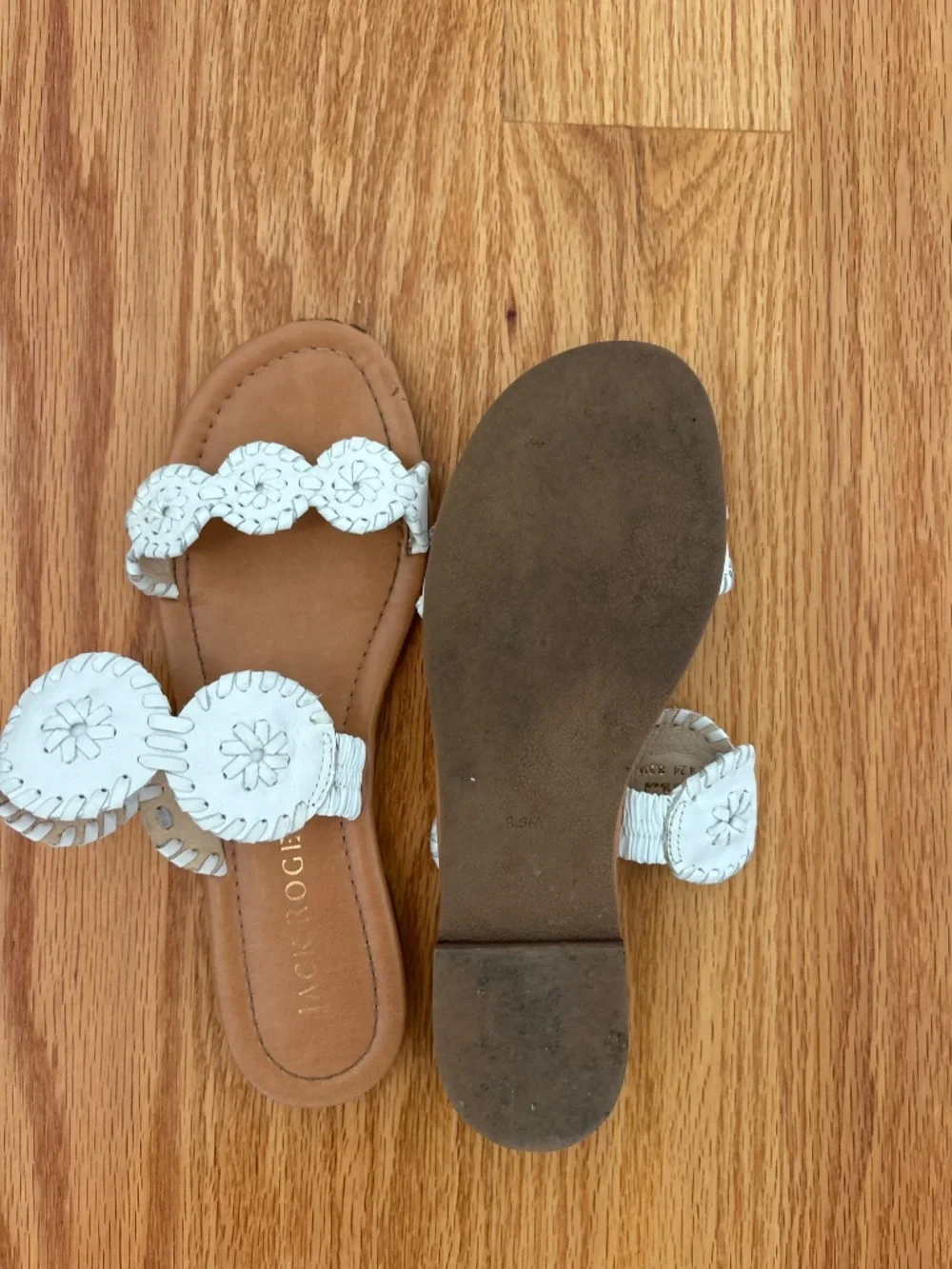 Jack Rogers size worn