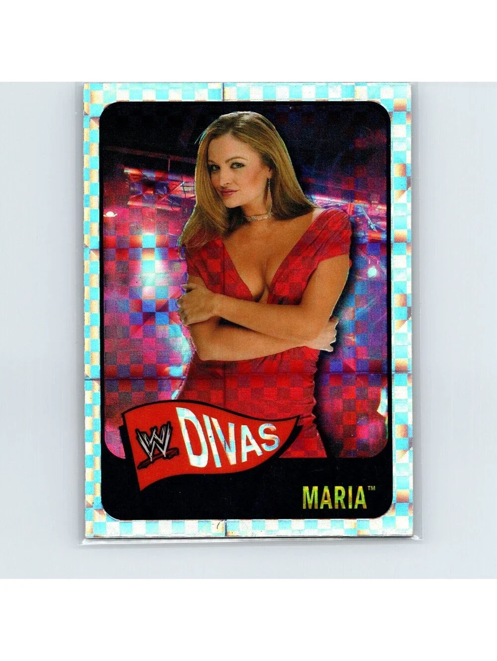 2006 Topps Heritage Chrome WWE Maria #65 X-Fractor