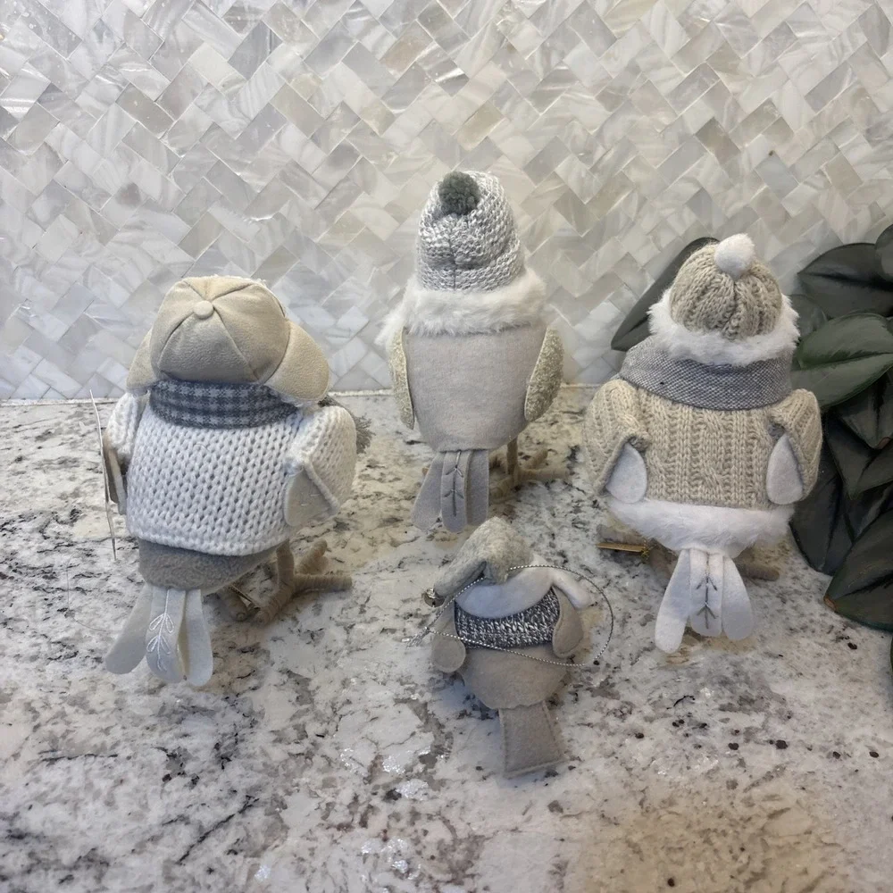 2022/23 Target Wondershop Christmas Holiday Birds Purl Tricot Cove A Mini White