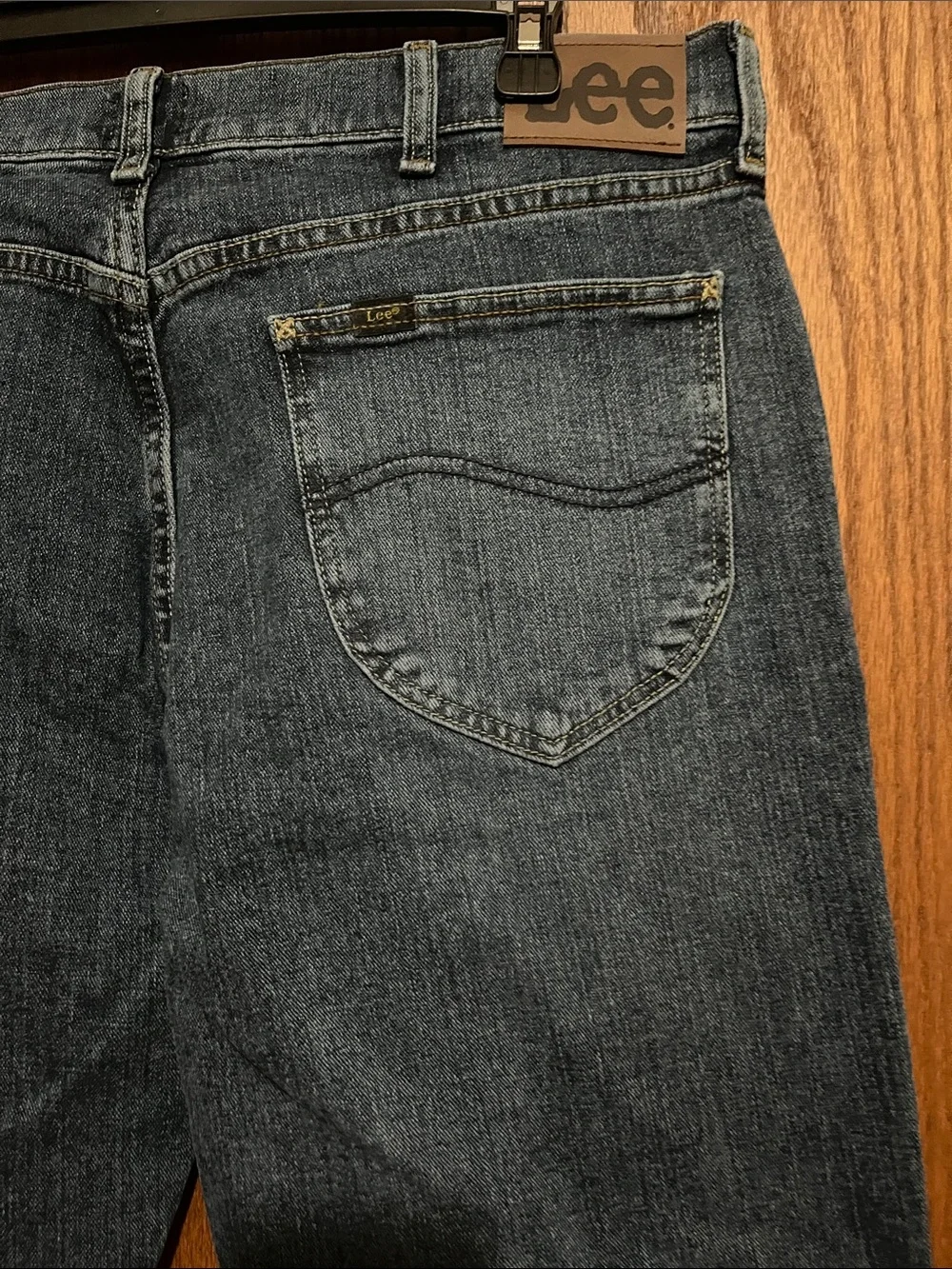Lee Men’s Dark Blue Relaxed Fit Jeans