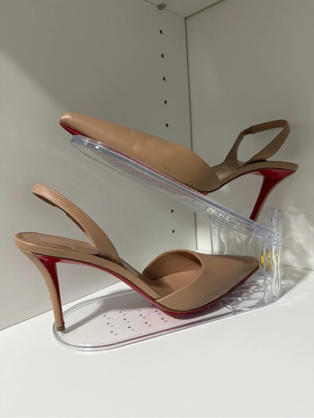 Christian Louboutin elegant beige