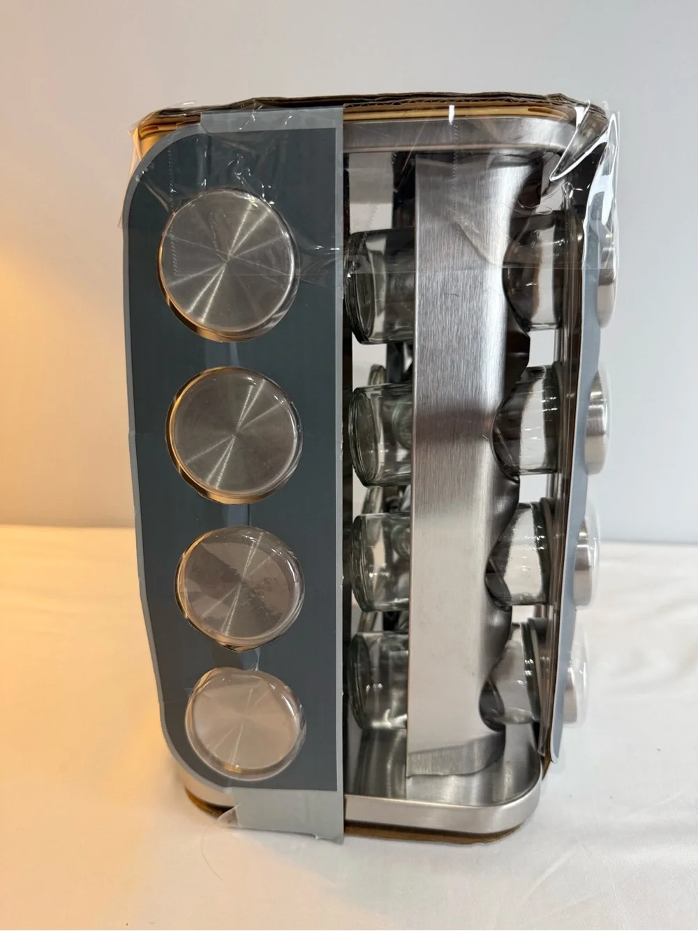 GOURMET KITCHEN 16 Pc Revolving Spice Rack
