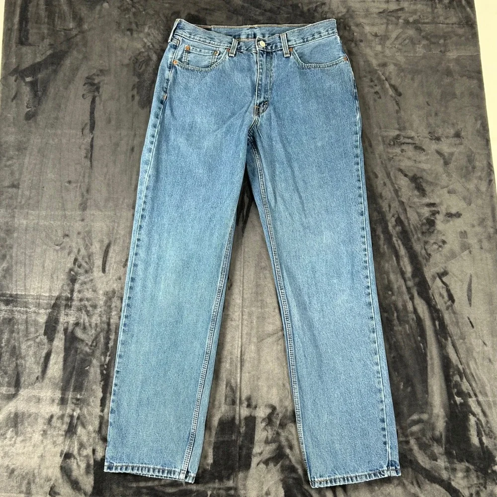 Levi's 550 Relaxed Fit Jeans Mens 33x34 Blue Denim 00550-4891 Medium Wash