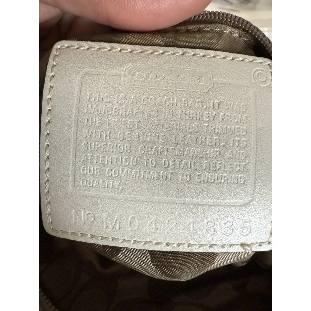 Coach vintage ivory