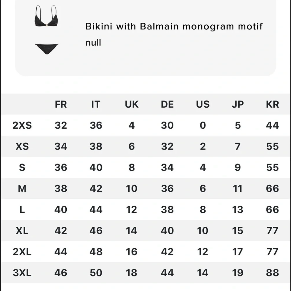 Balmain monogram motif