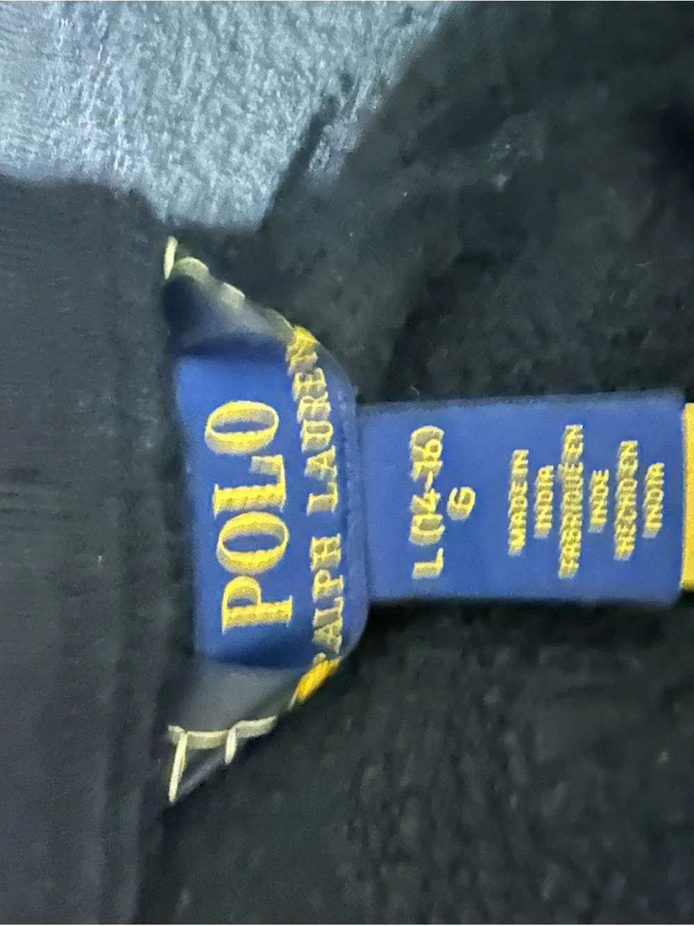 Polo Ralph Lauren black knit