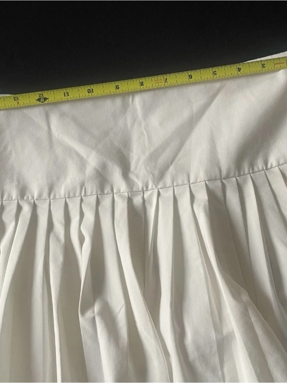 Lacoste white pleated