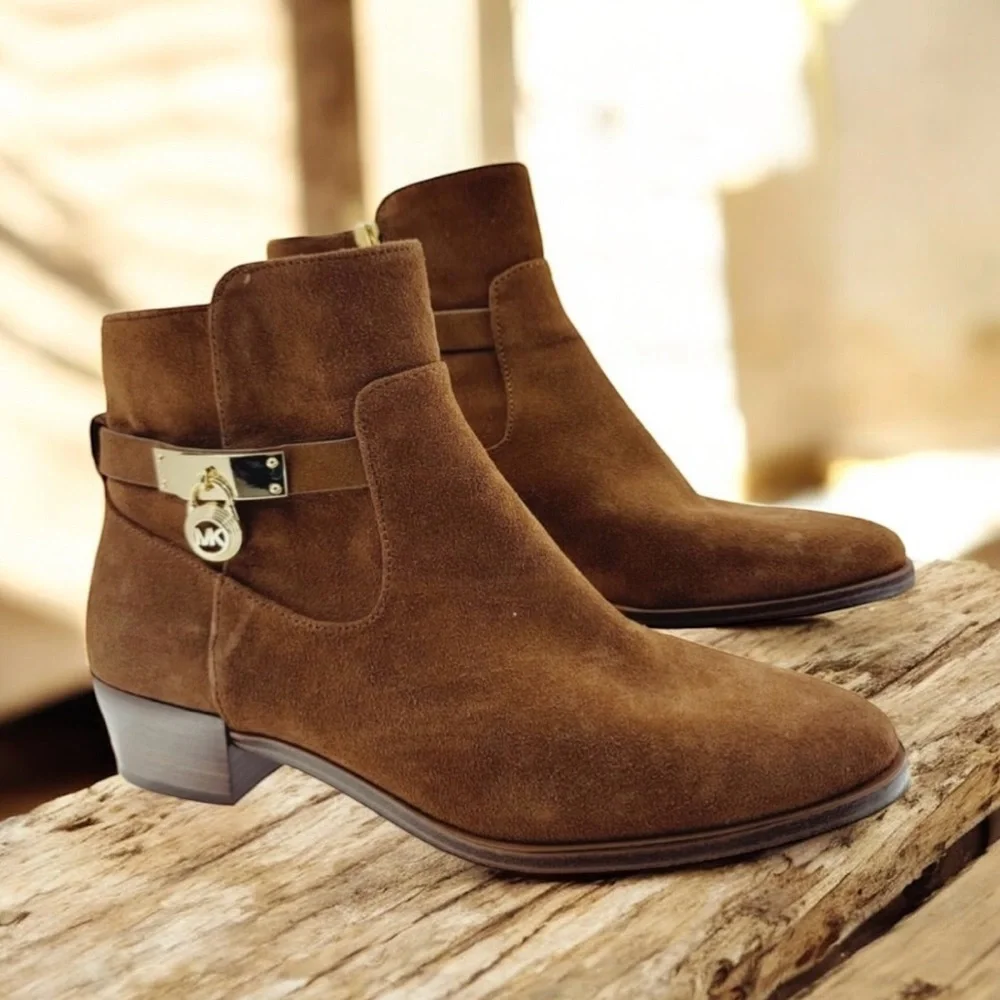 NWT Michael Kors Kieran Suede Bootie