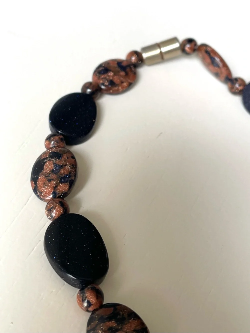 Vintage polished goldstone