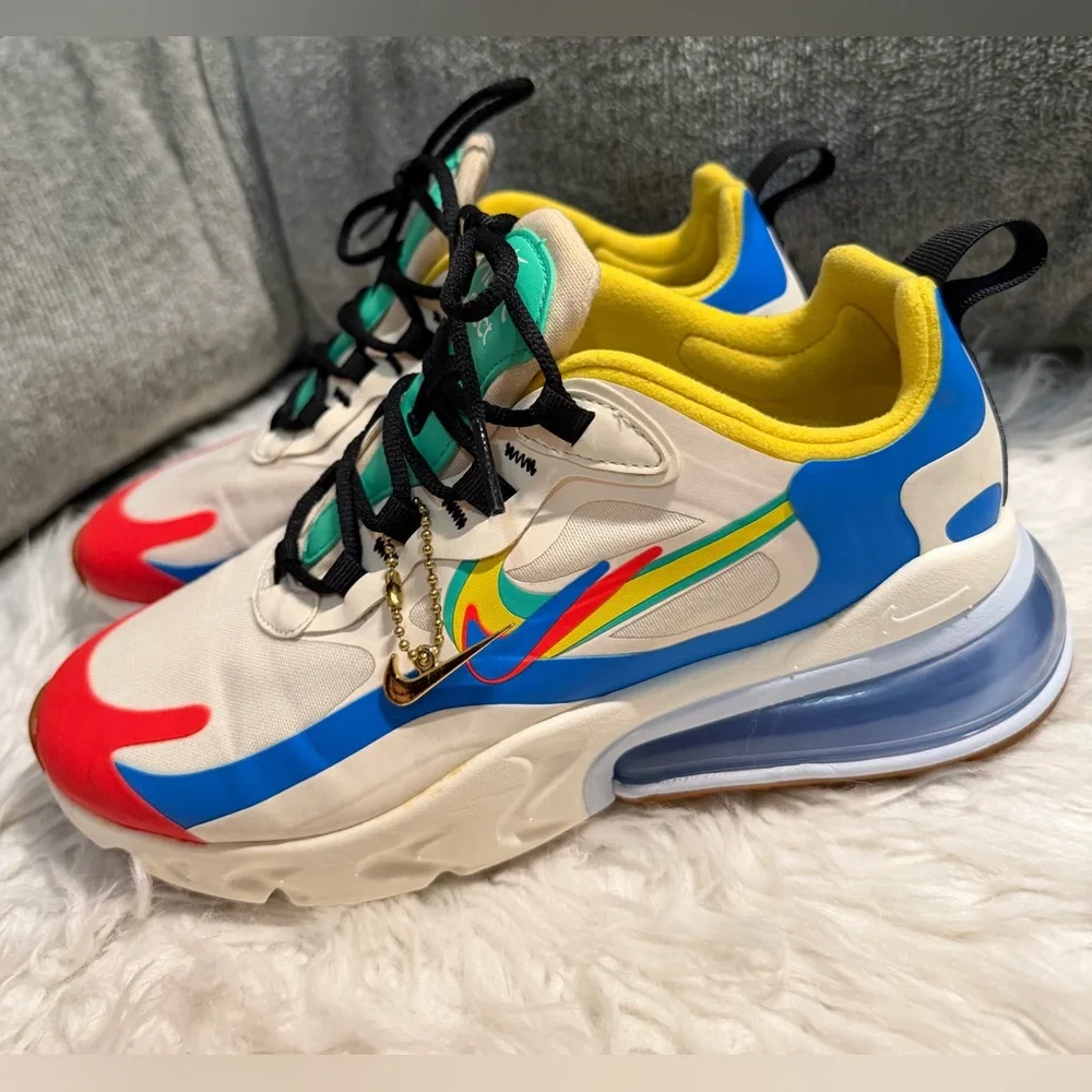Nike Air Max 270 React Legend of Her Women’s Size 7 Multicolor Sneakers
