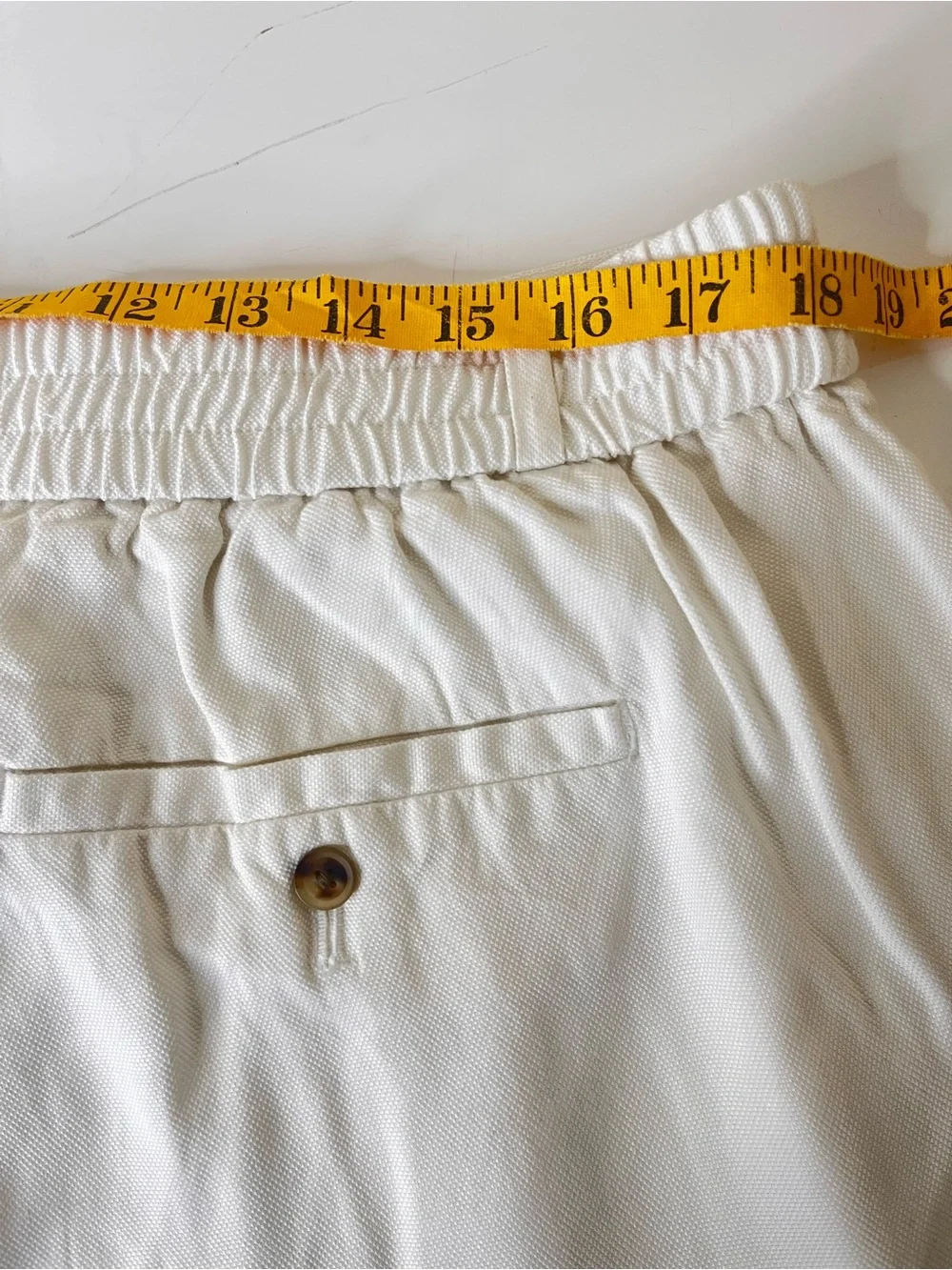 Worthington Off White Cream Wide-Leg Bermuda Women’s Pants Trousers NWOT