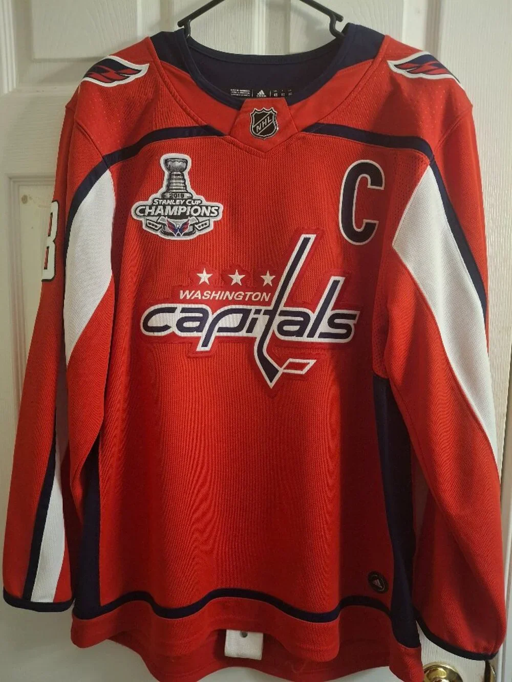 Washington Capitals 2018 stanley cup championship Jersey