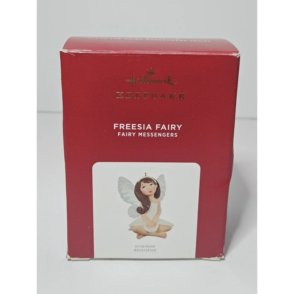 Hallmark 2021 Freesia Fairy Messengers Ornament 17th In Series NIB QXR9112