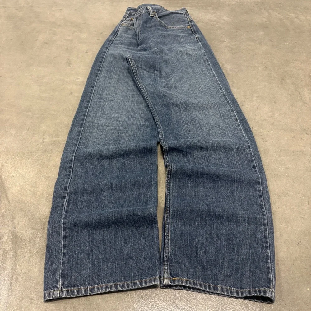 Levis 569 Loose Dark Straight Leg Jeans Mens 33x34 Blue Baggy Skate Denim Pants