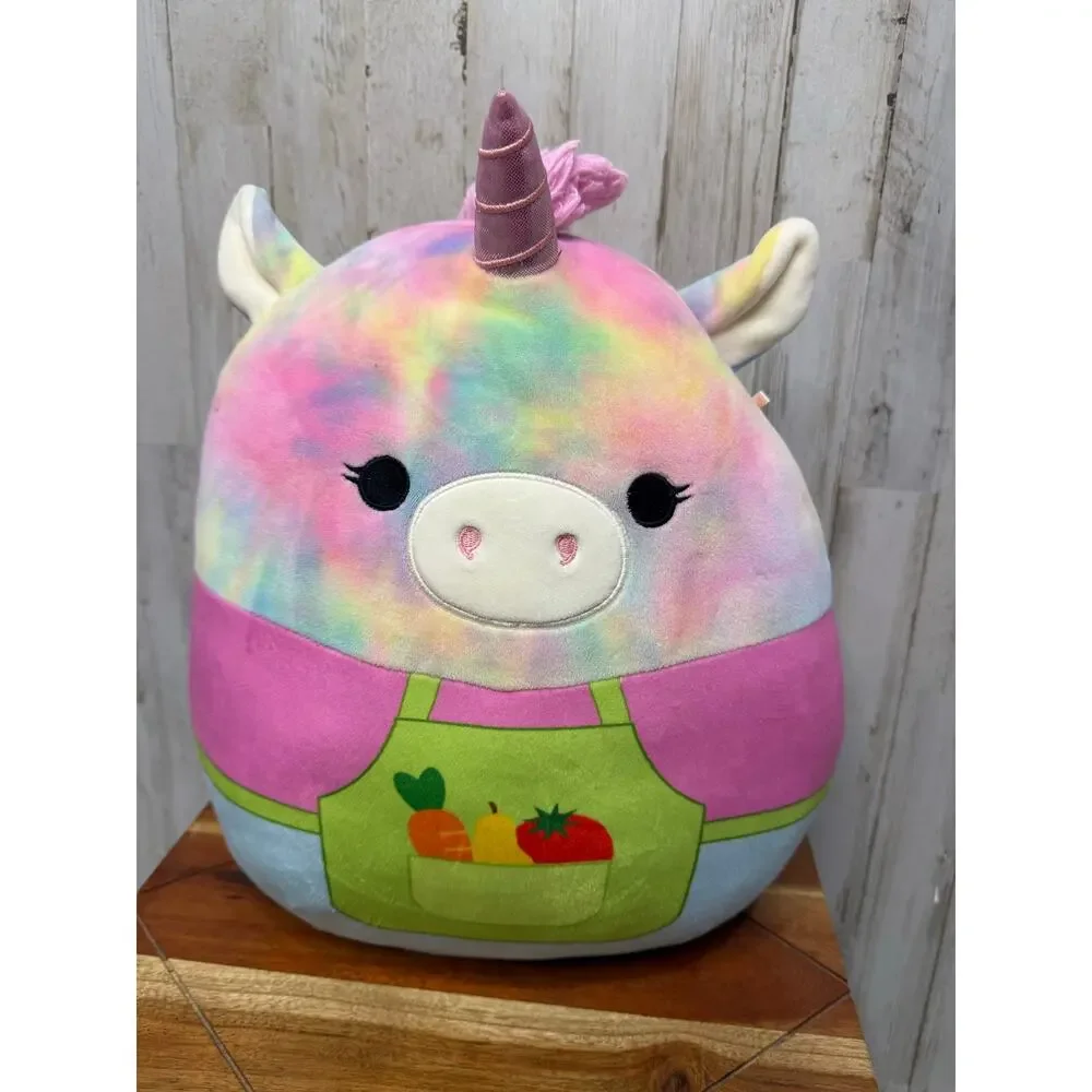 Squishmallow Esmeralda Unicorn Grocery‎ Clerk 16” Plush 2020 Retired