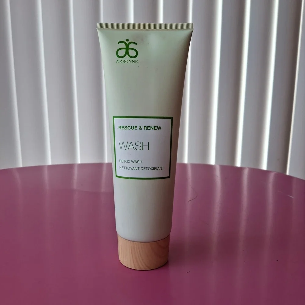 Arbonne Rescue & Renew Detox Wash 8 fl oz‎ Body Cleanser Discontinued Vegan