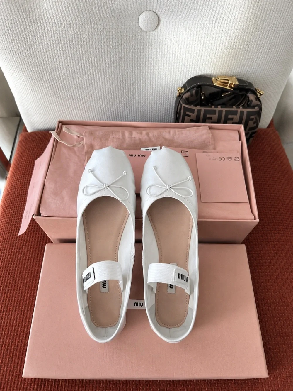 Miu Miu cushioned across