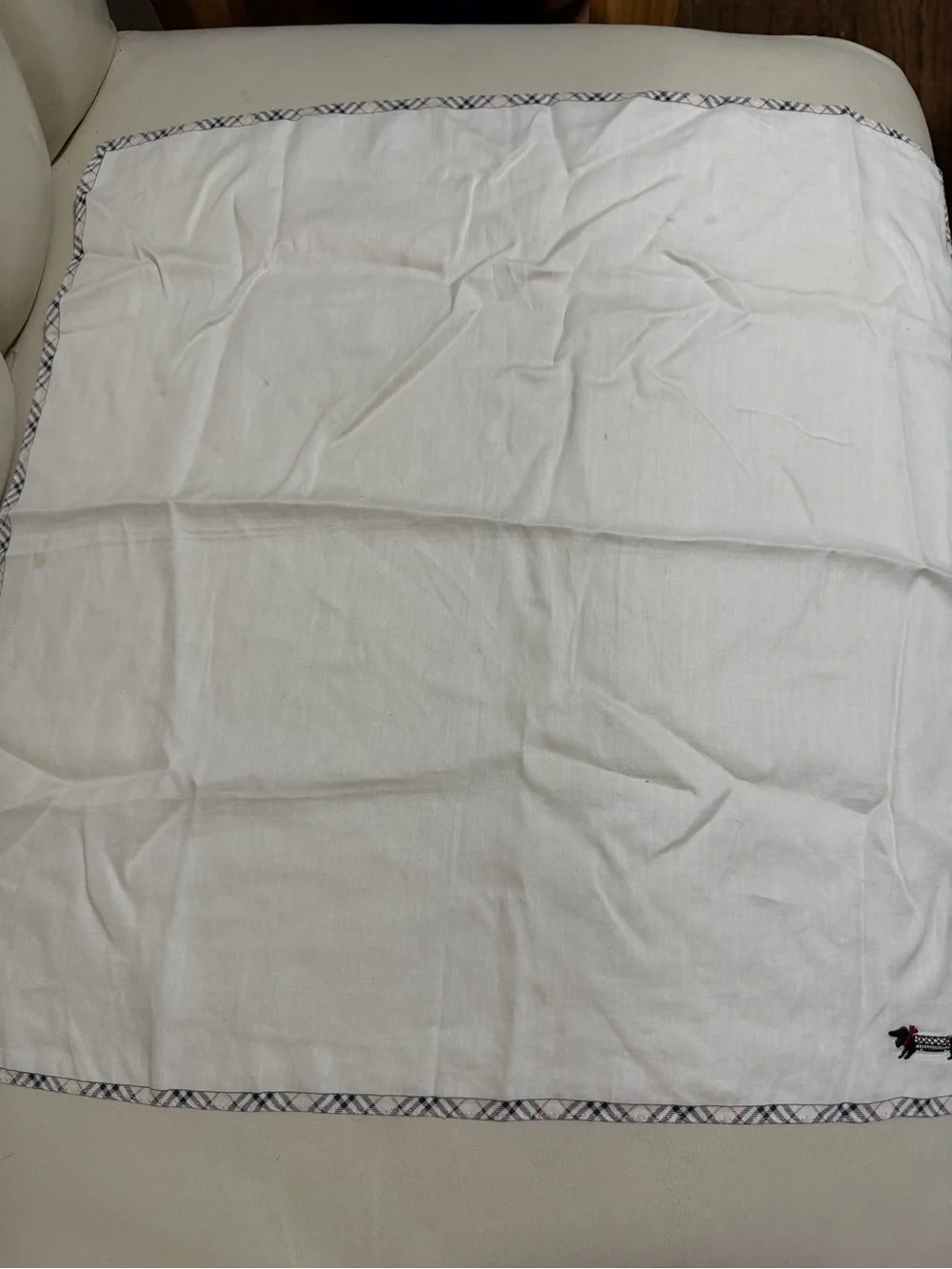 Burberry cream fabric