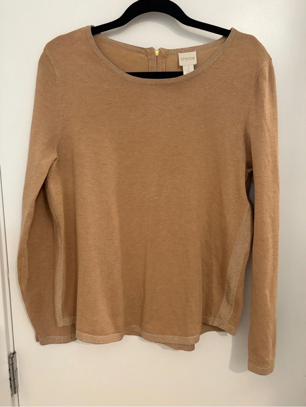 Chicos lightweight crewneck
