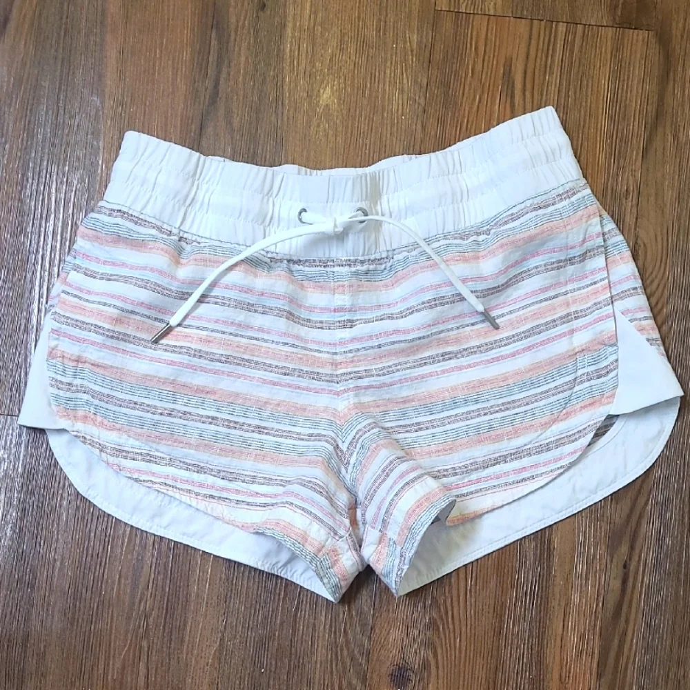 Athleta Multicolor Striped Athletic Shorts‎