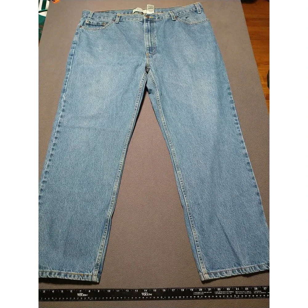 Levi Strauss Signature Jean Men W44 L30 R13.5 Blue Reg Fit Straight Classic Work