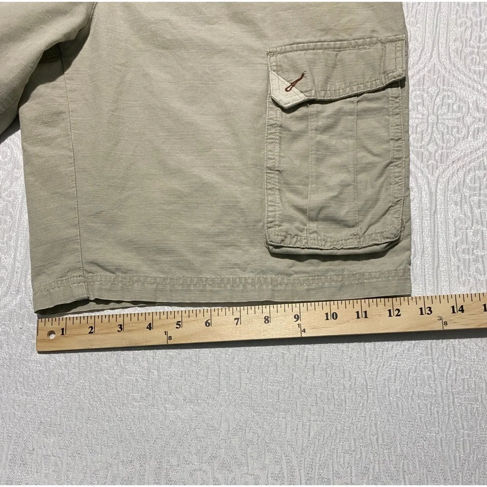 Columbia Mens Tan Cotton‎ Cargo Shorts Size 36 XM 4592 Hiking Outdoor Utility