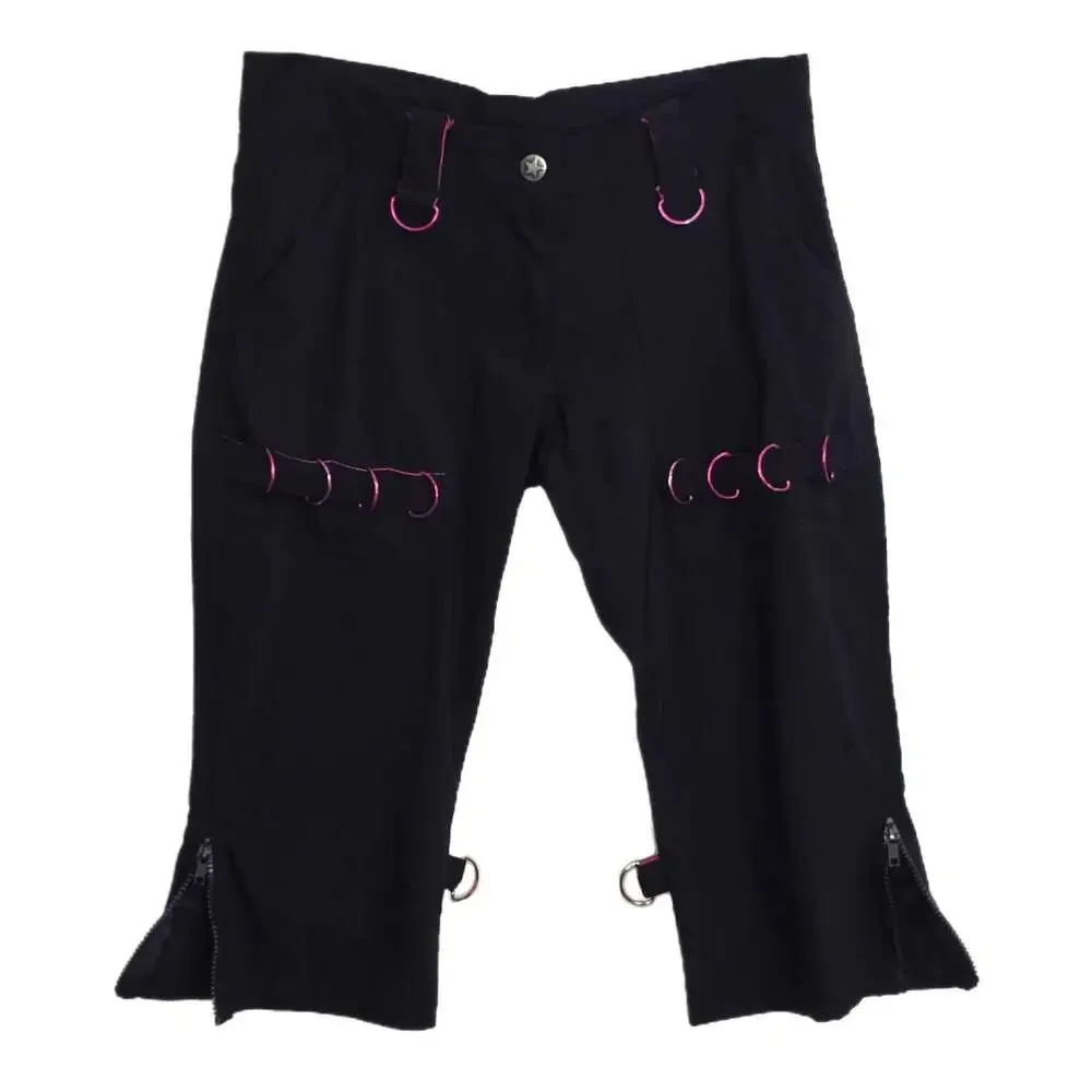Serious Clothing Los Angeles Rare Y2K Gothic Punk Rave Capris Size 5