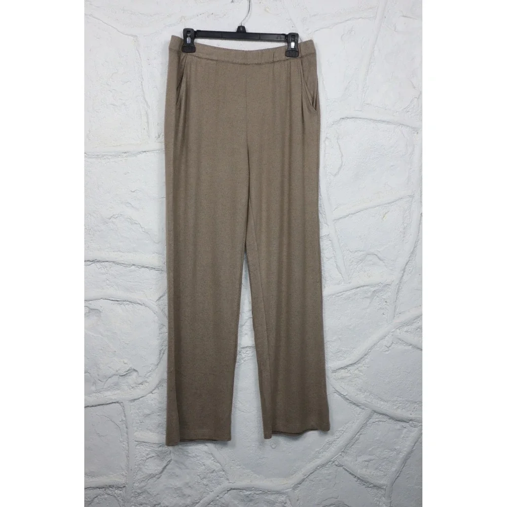 Candace Cameron Bure Brushed Pull On Pant - Beige‎ - Size S