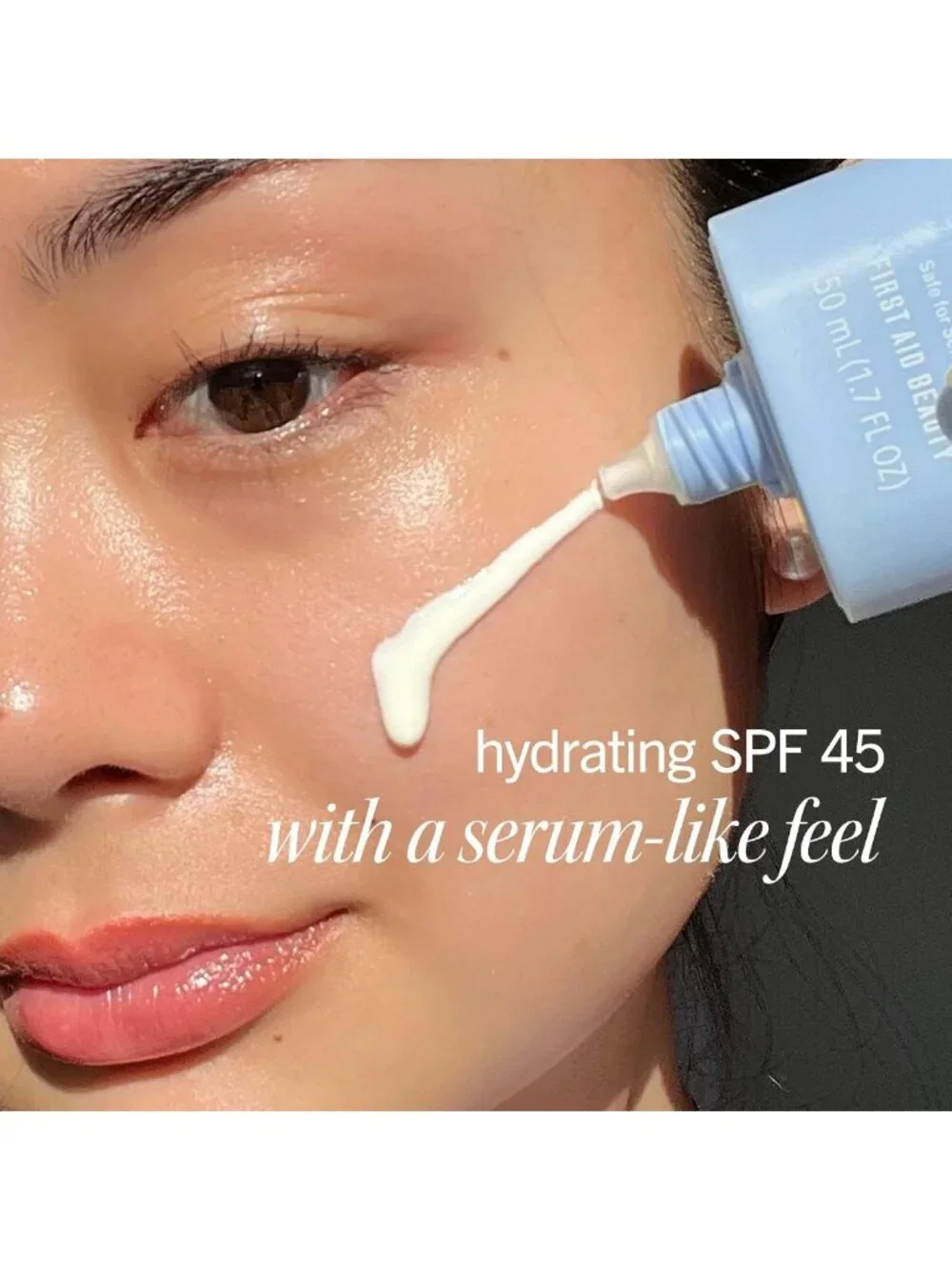 N/A sunscreen delivers serum