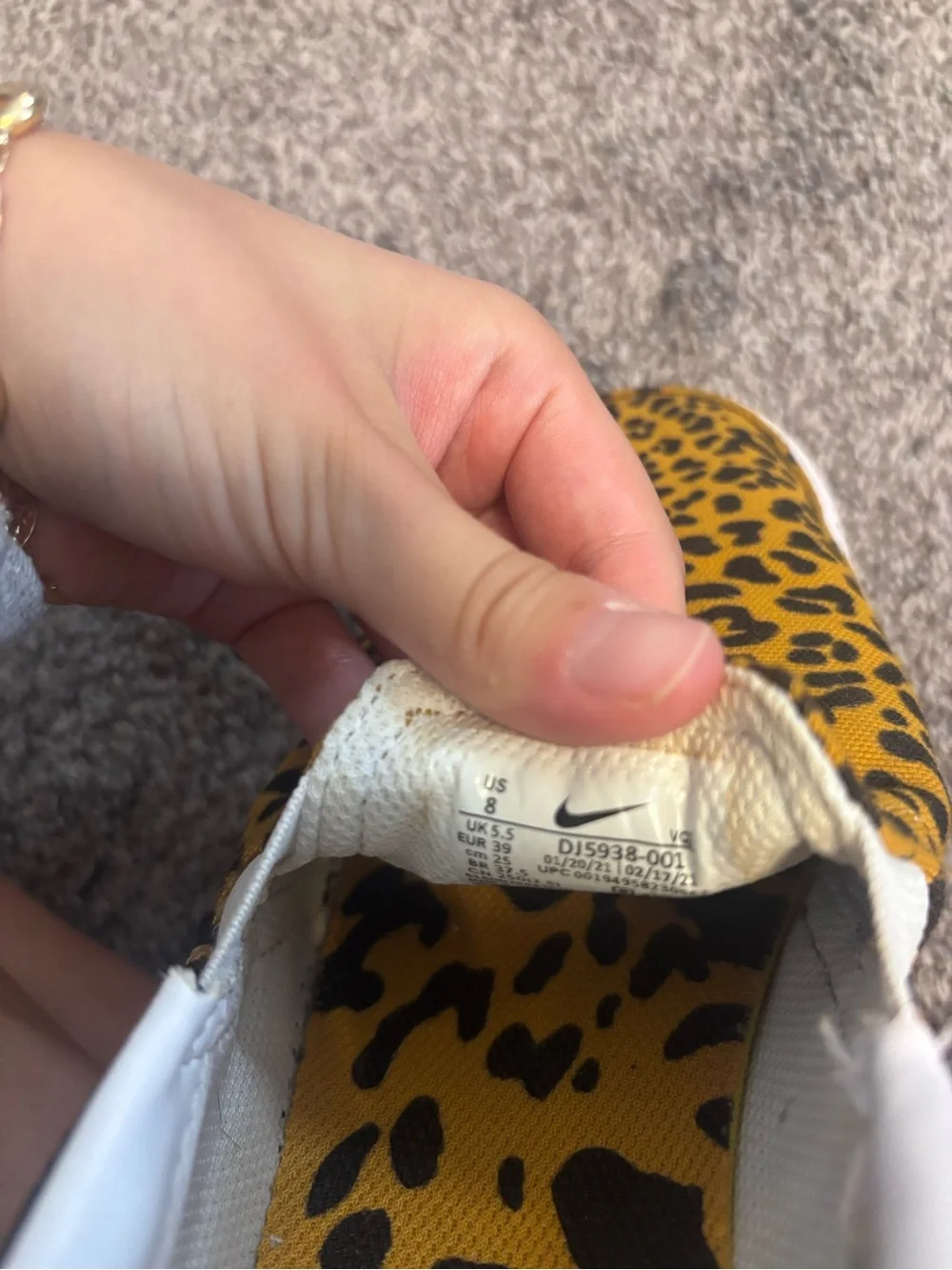 Nike bold leopard