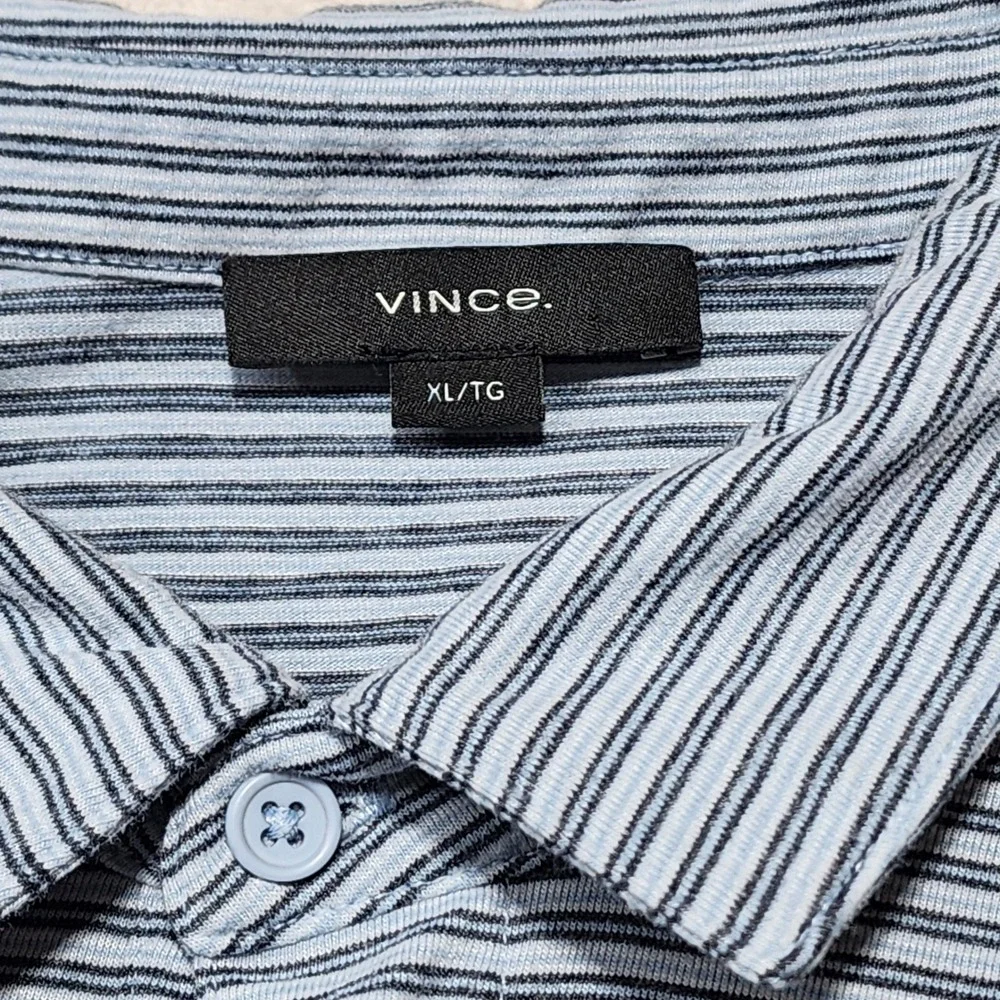 Vince striped polo