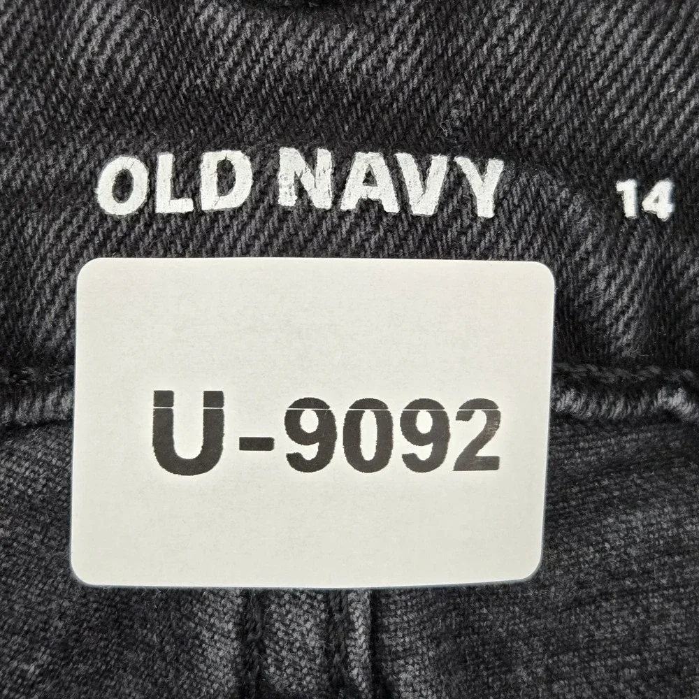 Old Navy Women‎ Jeans 14 Black Denim Flare 30