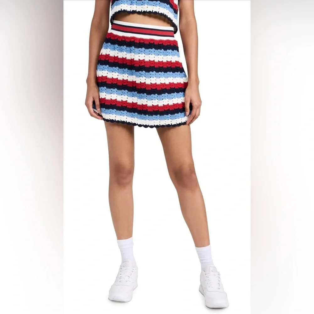 The Upside Women's Chantilly Crochet Rue Skirt‎ NWT