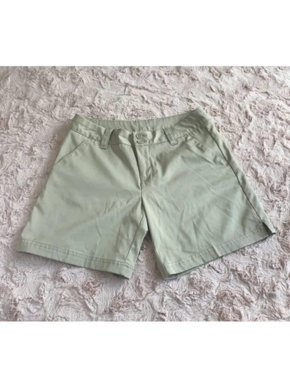 BCG Academy Sports Golf Shorts Women’s Size 2 Lightweight Khaki EUC