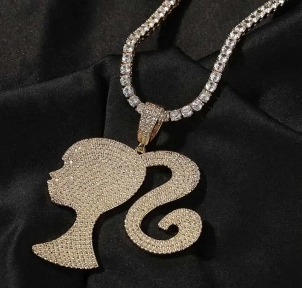 Barbie necklace stylish