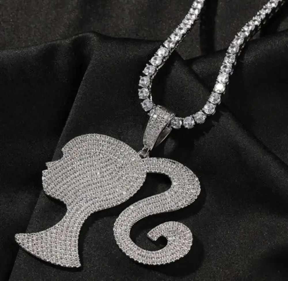 Barbie necklace stylish