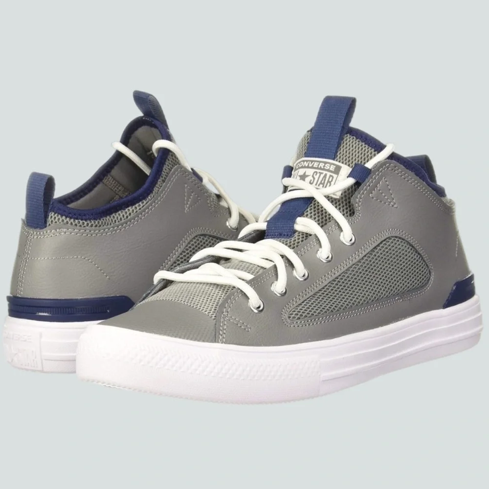 Converse Womens/Mens Grey Low-Top‎ Skate Style Sneakers Size 7.5 / 10.5 Sporty