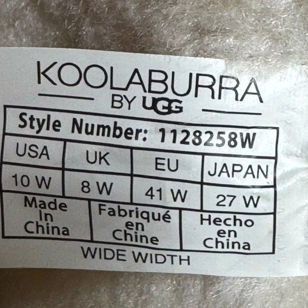 Koolaburra‎ By Ugg Women's Arlena Short Boots Suede 1128258W Tan 10 Wide Winter