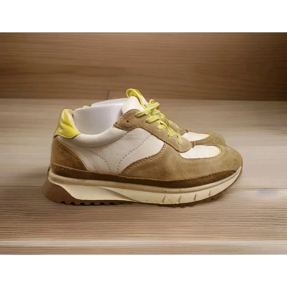 Madewell Kickoff Trainer‎ Sneakers Women’s 6.5 Brown White