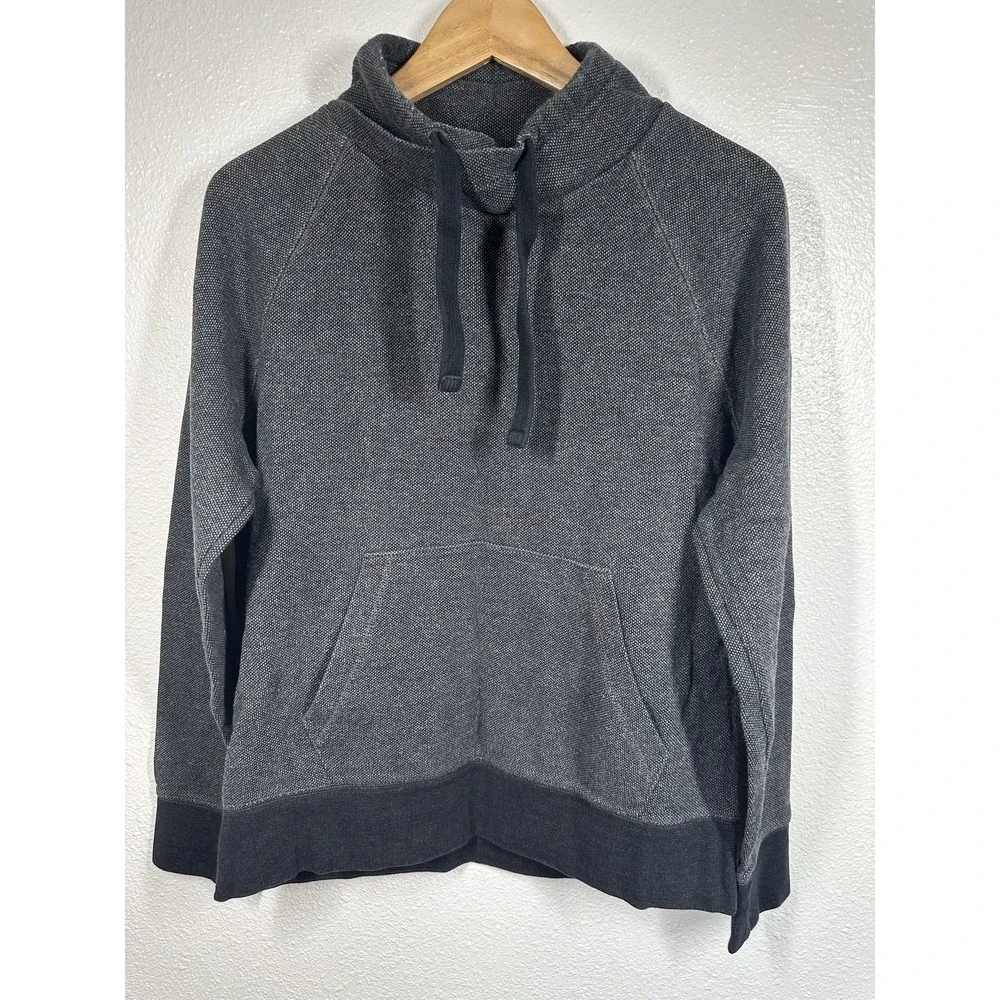 Banana Republic Sweater Mens Medium Funnel Neck Pullover‎ Kangaroo Pocket Casual