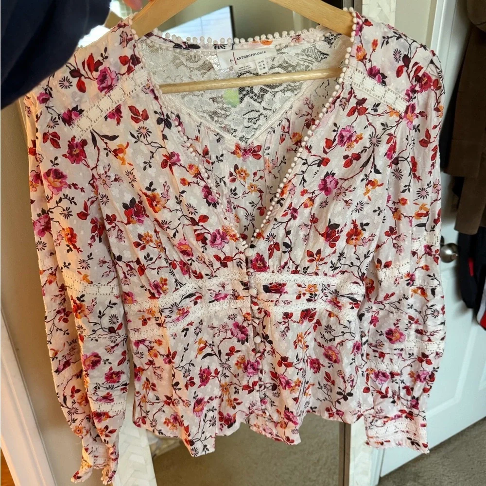 Anthropologie chic floral