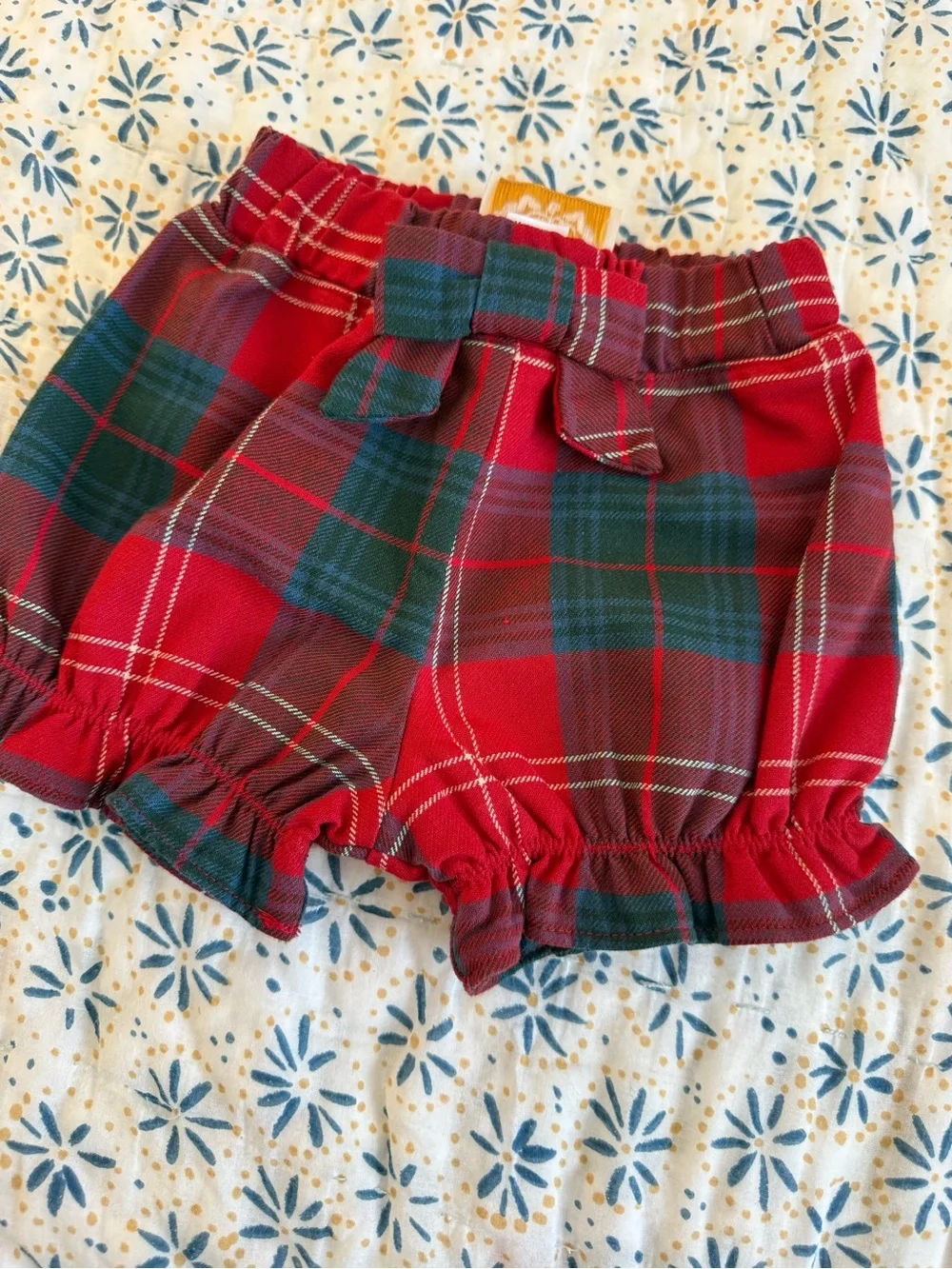 TBBC Red Plaid Elastic Waist Bloomers