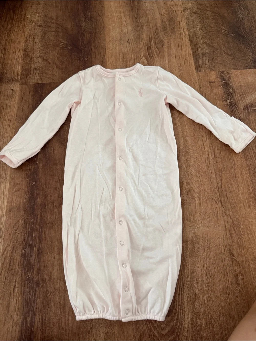 Ralph Lauren Light Pink Long Sleeve Baby Sleep Sack