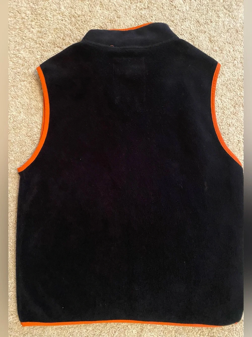 Men's J Crew Black Fleece Vest