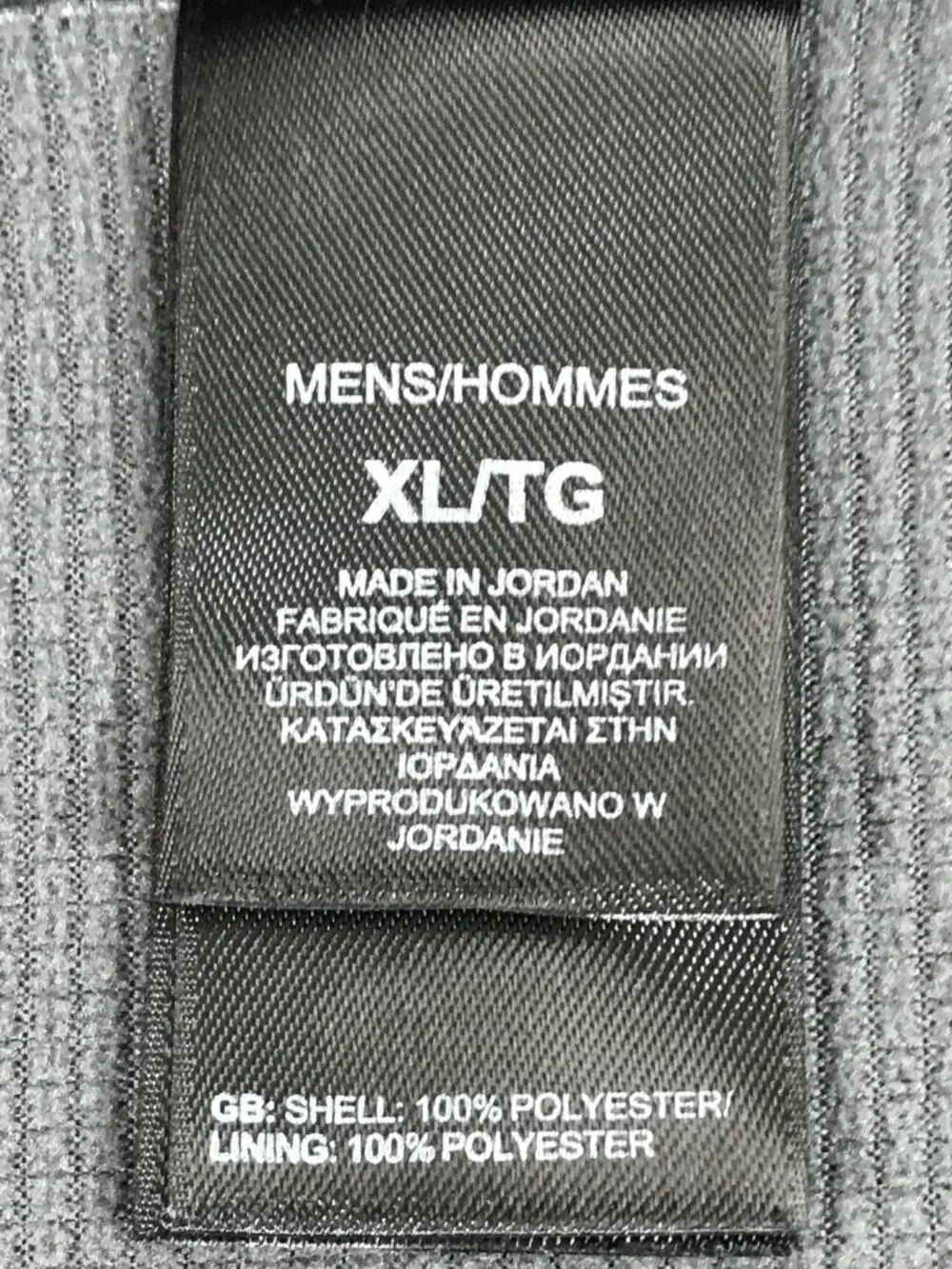 The North Face gray pockets