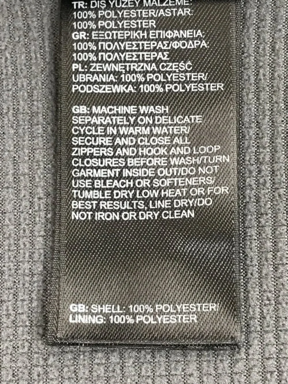 The North Face logo neck